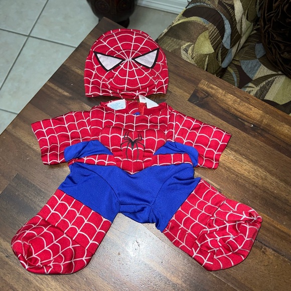 Build-A-Bear spider man outfit Spider-Man plush stuffed animal 

. - Picture 1 of 3